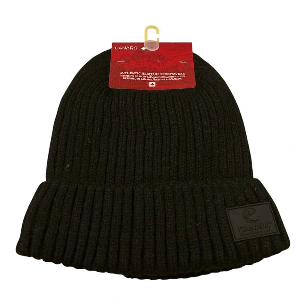 Canada Weather Gear 2 Pack Black Hats. NWT